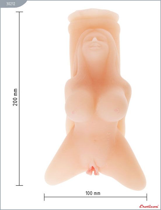 Мастурбатор-вагина «Женское тело» с виброэлементом